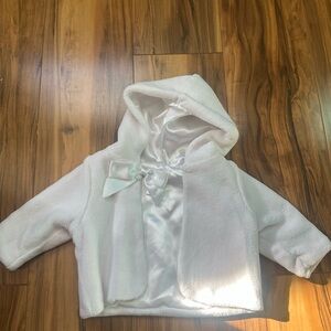 Cozy White Kids Jacket